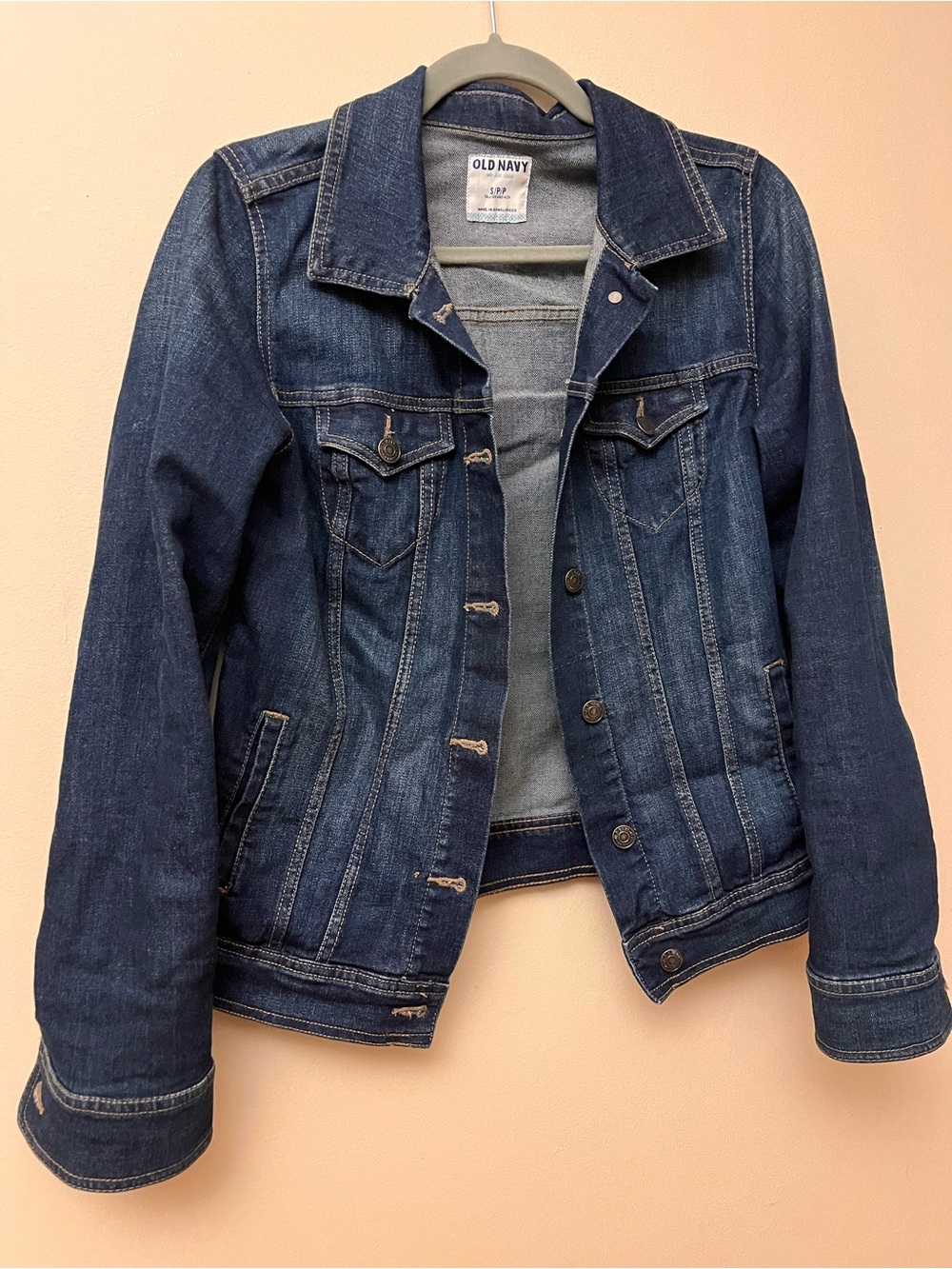 Old Navy Women’s Classic Dark Blue Denim Jacket